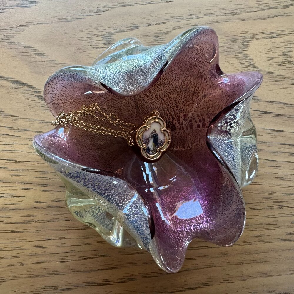 Mid-Century Petite Murano Glass Catchall